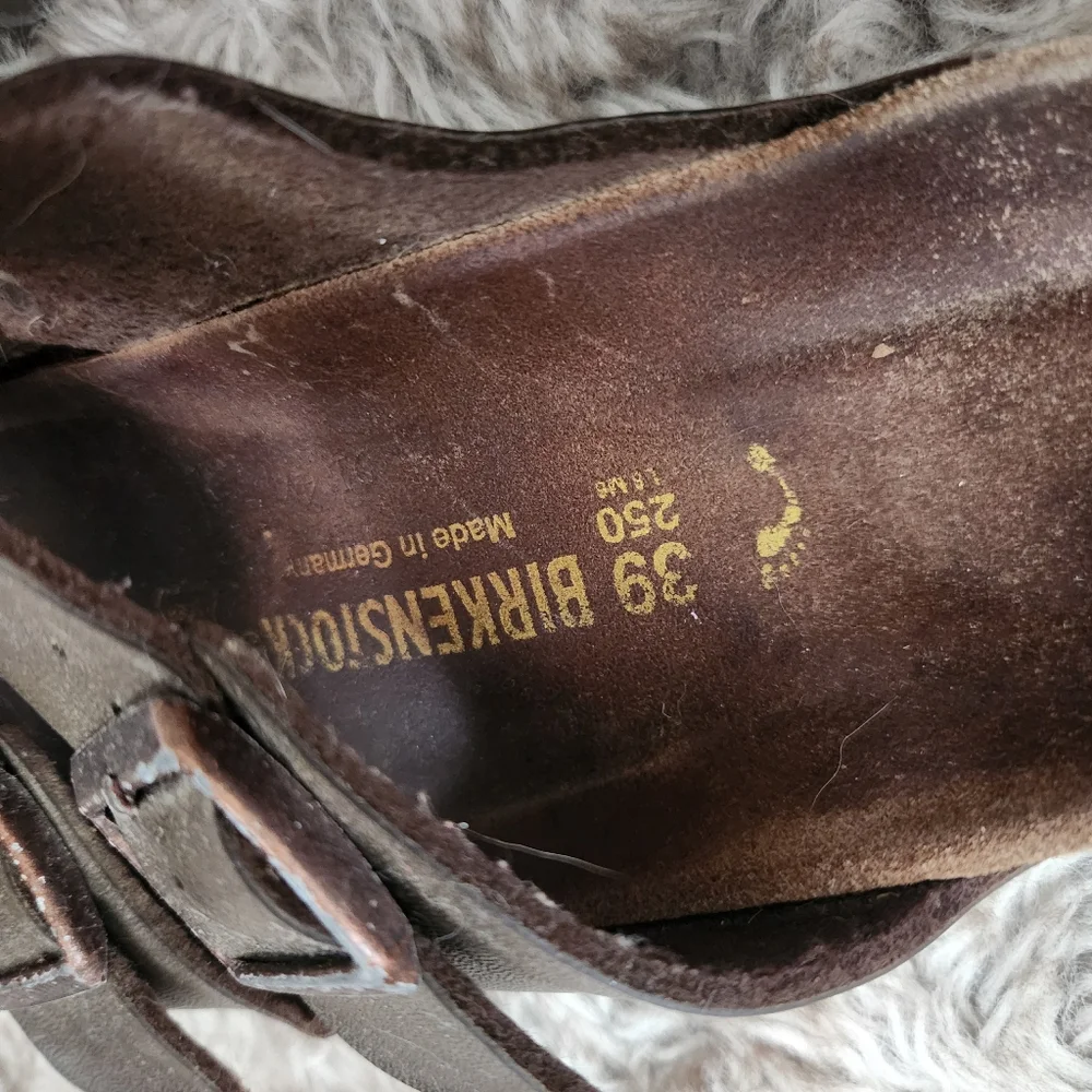 Birkenstock Arizona Oiled Leather Habana Brown Sandals EU 39‎ US 8
